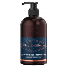 Средство для очищения бороды и лица Gillette King C. с кокосовой водой, 350 мл