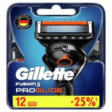 Сменные кассеты для бритья Gillette Fusion 5 ProGlide, 12 шт