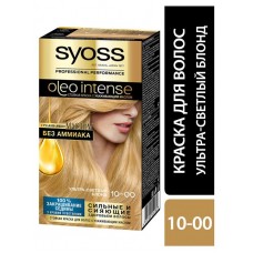 Краска для волос Syoss Oleo Intense, Ультра-светлый блонд 10-00