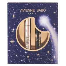 Подарочный набор Vivienne Sabo Тушь «Cabaret premiere» тон 01 + Гель для бровей «Fixateur» тон 02
