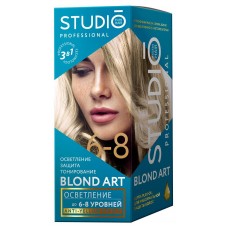 Осветлитель для волос Studio Professional до 8 уровней осветления, 100 мл
