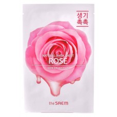 Тканевая маска для лица экстрактом розы The Saem Natural, 21 мл