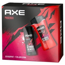 Мужской подарочный набор Axe Phoenix дезодорант-спрей, гель для душа, 150+250 мл