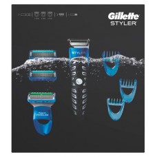 Набор подарочный Gillette бритва Gillette Styler + 3 насадки-гребня + сменные кассеты Fusion5 ProGlide 3 шт