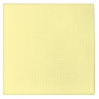 Салфетки бумажные желтые 1 слой 24х24 см, 100 л