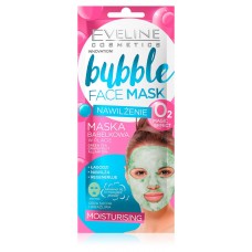 Маска для лица тканевая Eveline Cosmetics bubble face mask увлажняющая пузырьковая