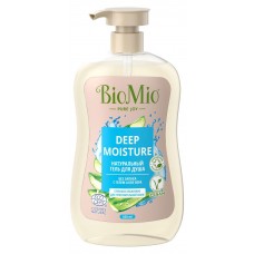 Гель для душа BioMio Bio Shower Gel Натуральный для чувствительной кожи с гелем алоэ вера без запаха, 650 мл
