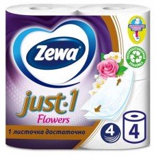 Купить Туалетная бумага Zewa Just1 Aroma 4 слоя, 4 рулона