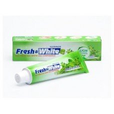 Зубная паста LION Thailand Fresh&White для защиты от кариеса прохладная мята, 160 г