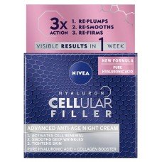 Крем-филлер для лица ночной Nivea Hyaluron Cellular Filler антивозрастной, 50 мл