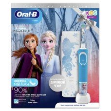 Набор Oral-B Kids «Холодное Сердце»: Электрическая зубная щетка от 3 лет с дорожным футляром