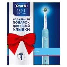 Электрическая зубная щетка Oral-B Pro 1 570, бирюзовая
