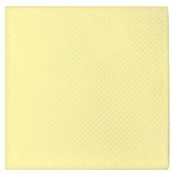 Салфетки бумажные желтые 1 слой 24х24 см, 100 л