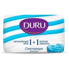 Крем-мыло Duru Soft Sensations 1+1 морские минералы, 80 г