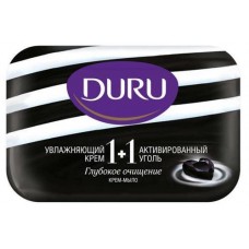 Крем-мыло туалетное Duru 1+1 Активированный уголь, 80 г