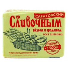 Маргарин сливочный «Саратовский» Домашний 60%, 150 г