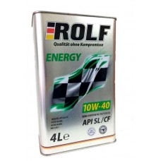 Масло моторное ROLF Energy 10W40 полусинтетическое, 4 л