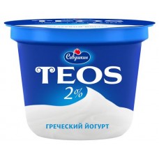 Йогурт «Савушкин» Греческий Teos 2%, 250 г