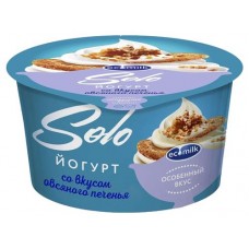 Йогурт Ecomilk.Solo со вкусом овсяного печенья 4,2%, 130 г