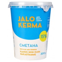 Сметана Jalo Kerma 15%, 300 г