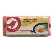 Купить Яйцо куриное Auchan Красная Птица Деревенское СО, 10 шт