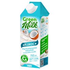 Купить Напиток на рисовой основе Green Milk Кокос 1,5 %, 750 мл