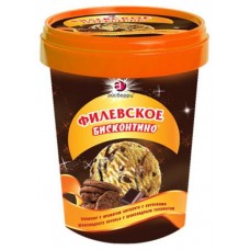 Мороженое «Филевское» Бисконтино с шоколадным топпингом, 550 г