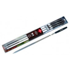 Купить Набор шампуров Forester с деревянными ручками 55 см, 6 штук