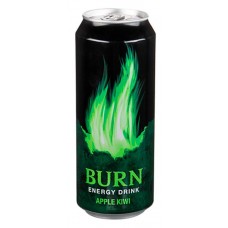 Напиток энергетический Burn яблоко-киви, 449 мл