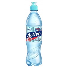 Напиток негазированный Aqua Minerale Active гранат безалкогольный, 600 мл