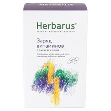 Купить Напиток травяной Herbarus Заряд витаминов травы и ягоды, 40 г