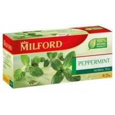 Напиток травяной MILFORD мята перечная в пакетиках, 20х1.5 г