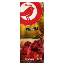 Купить Нектар Auchan Красная Птица вишневый, 200 мл