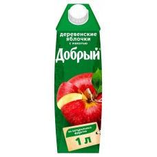 Купить Нектар «Добрый» деревенские яблочки, 1 л