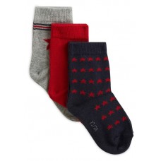 Комплект носков для мальчика InExtenso UDW_BOY0013 красные, 3 пары