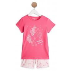 Пижама InExtenso SGI0031  для девочки короткий рукав, бабочка