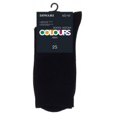 Носки мужские DIWARI Colours черные, размер 25