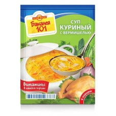 Купить Основа для супа «Русский Продукт» Суперсуп куриный с вермишелью, 60 г