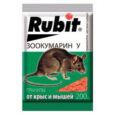 Приманка для мышей и крыс Rubit Зоокумарин