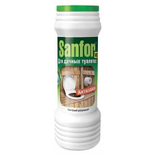 Средство дезодорирующее Sanfor Антизапах для дачных туалетов, 400 г