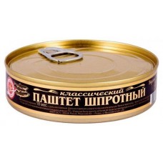 Купить Паштет шпротный «Вкусные консервы», 160 г