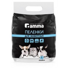 Пеленки для животных Gamma 5шт, 40х60 см