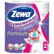 Полотенца бумажные Zewa Premium 2 слоя, 2 рулона