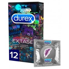 Презервативы Durex Dual Extase Doodle, 12 шт