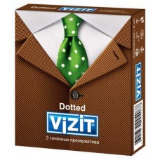 Купить Презервативы Vizit Dotted точечные, 3 шт