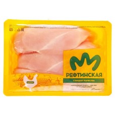 Филе грудки цыпленка-бройлера «Птицефабрика Рефтинская» (0,6-1 кг), 1 упаковка ~1 кг