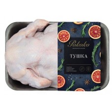 Тушка цыпленка-бройлера «Рококо» (0,8-1,5 кг), 1 упаковка ~ 1,2 кг