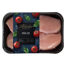 Филе цыпленка-бройлера «Рококо» охлажденное (0,6-1 кг), 1 упаковка ~1 кг