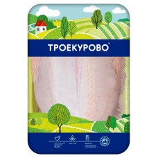 Грудка цыпленка-бройлера «Троекурово» охлажденная (0,7-1 кг), 1 упаковка ~1 кг