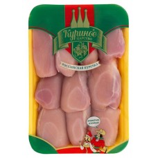 Филе бедра куриное «Куриное Царство» без кожи охлажденное (0,9 - 1,2 кг), 1 упаковка ~ 1 кг